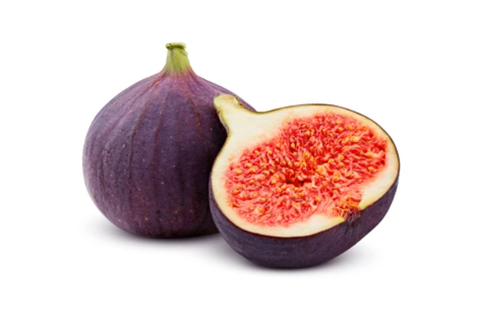 fig on white background