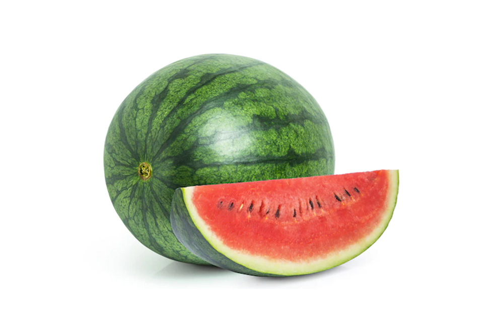 watermelon on white background